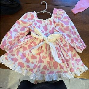 Birthday dress cow theme